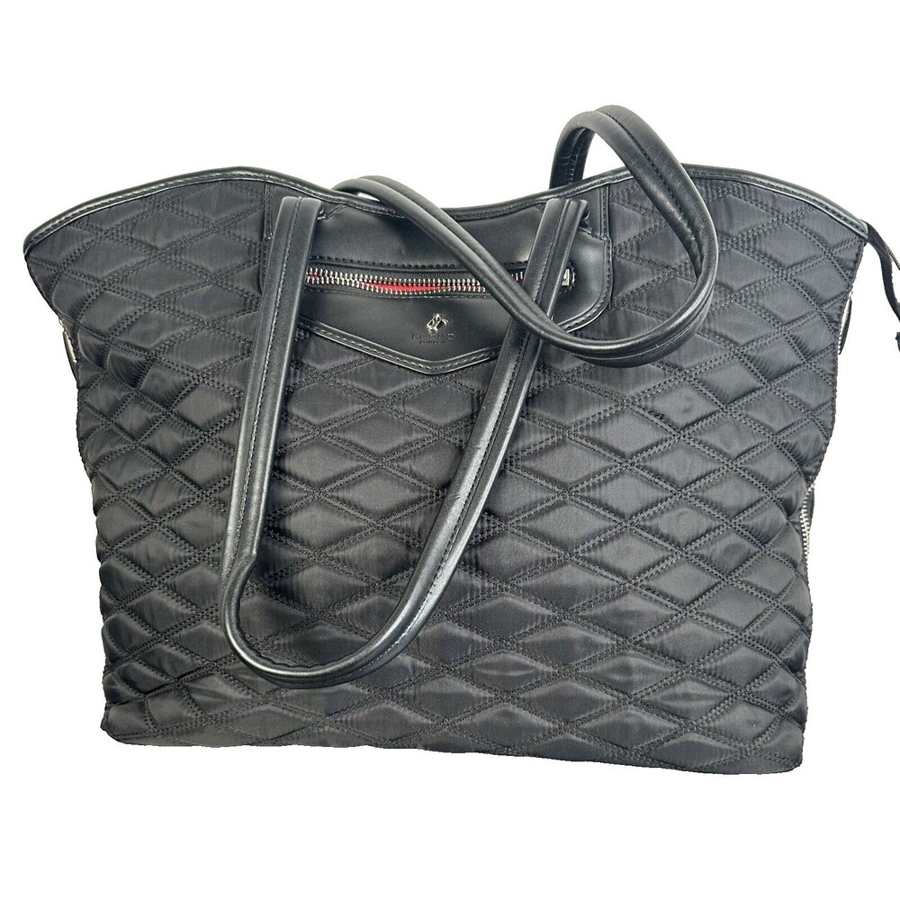 Knomo London Great Portland Over The Shoulder Bag Laptop Protection Tote Black